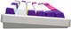 Klawiatura bezprzewodowa Lorgar RGB USB/Wireless White (LRG-KBP7075W-WH-US) - obraz 4
