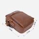 Сумка планшет через плечо мужская из натуральной кожи Vintage leather-23033 Коричневая - изображение 10
