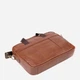 Сумка портфель мужская из натуральной кожи Vintage leather-23038 Коричневая - изображение 4