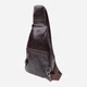 Сумка слинг через плечо мужская из натуральной кожи Vintage leather-23050 Коричневая - изображение 2