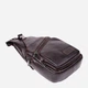 Сумка слинг через плечо мужская из натуральной кожи Vintage leather-23050 Коричневая - изображение 4