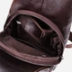 Сумка слинг через плечо мужская из натуральной кожи Vintage leather-23050 Коричневая - изображение 6