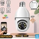 Поворотная IP Wi Fi камера видеонаблюдения в виде лампочки модель V380 уличного типа - изображение 2