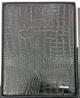 Чехол кейс для планшетов ipad ts case из кожи крокодила чехол книжка для apple ipad 2 new ipad черный - изображение 2