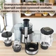 Универсальный кухонный комбайн 4в1 TOP KITCHEN TK00203 Соковыжималка Стационарный блендер Измельчитель кухонный Кофемолка Блендер-чоппер - изображение 4