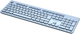 Клавіатура бездротова Canyon HKB-W01 Silent Wireless Blue (CNS-HKBW01BL) - зображення 2