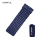 Надувной коврик Homful с подушкой и кнопками Navy Blue - изображение 1