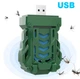 Портативный Mini USB репеллент от комаров для дачи и кемпинга Green - изображение 2
