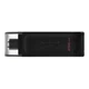 USB - флешка Kingston DT 70 Type-C 3.2 256GB, Black - изображение 1