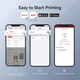 Портативный термопринтер для этикеток Niimbot D11_H Blue [143703] - изображение 4