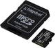 Карта памяти Kingston microSDXC Canvas Select Plus Class 10 UHS-I U1 V10 A1 + SD-адаптер 256GB Full HD и 4K - изображение 1