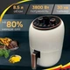 Аэрогриль Rainberg RB-2318 White (3800 Вт, чаша 8,5 л, регулировка температуры, антипригарное покрытие) - изображение 7