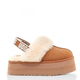 Жіночі уггі Сандалі Платформа Помаранчеві Замша UGG Funkette Slippers Platform Chestnut (41, помаранчевий) - изображение 1