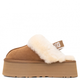 Жіночі уггі Сандалі Платформа Помаранчеві Замша UGG Funkette Slippers Platform Chestnut (41, помаранчевий) - изображение 6