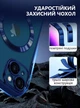 Чохол силіконовий протиударний з магнітом та захистом камери Metal Color Case with MagSafe для Apple iPhone 13 Full Camera Protective blue - изображение 3