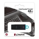 USB3.2 64GB Kingston DataTraveler Exodia Black/Teal (DTX/64GB) - изображение 3