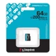 Карта памяти MicroSDXC 64GB UHS-I/U3 Class 10 Kingston Canvas Go! Plus R200/W200MB/s (SDCG4/64GBSP) - изображение 3