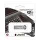 USB3.2 256GB Kingston DataTraveler Kyson Silver/Black (DTKN/256GB) - изображение 3