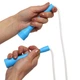 Скакалка з PVC джгутом (l-2,8м, d-4,8мм, Блакитний-білий) (FI-8634_Блакитний-білий) - изображение 4