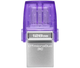 USB флеш накопитель Kingston DTMicroDuo 3C (Type-A + Type-C) 2 интерфейса 128Gb USB 3.2 - изображение 2