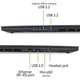 Ноутбук Acer Nitro 16S AN16S-61 16" WQXGA IPS, AMD R9-365, 32GB, F2TB, NVD5070-8, Lin, чорний - изображение 4