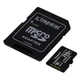 Картка пам'яті Kingston Canvas Select Plus microSDXC+SD-адаптер SDCS2/256GB (256GB, Class10, UHS-I, 100/85мБ/с) - изображение 1