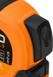 Рулетка NEO Tools Super Black сталева 3 м x 16 мм з автоматичним блокуванням, 2 кнопками стоп та магнітом 67-241 (5907558472233) - зображення 6