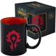 Kubek Blizzard WORLD OF WARCRAFT Horde 325 ml Czarny (FWWMUG24BKHOR0002) - obraz 1