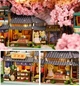 Румбокс DIY «Мир сакуры» Cherry Blossoms, мини-театр в коробочке с LED-подсветкой (10653) - изображение 4