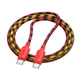 Кабель HOCO Type-C to Type-C Meridian charging data cable X116 1m, 60W/3A| Red - изображение 1
