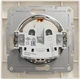 Розетка з заземленням з захисними шторками Schneider Electric Asfora Крем EPH2900223 - изображение 2