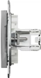 Розетка комп'ютерна RJ45 UTP кат. 5Е Schneider Electric Asfora Алюміній EPH4300161 - изображение 3