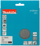 Papier ścierny Makita D-78695 125 mm A 320 10 pcs (197050354396) - obraz 1