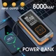 Автомобільний стартер iHunt Survival AUTO KIT 7-в-1 з компресором, 8000mAh, 500-1000A, Power Bank, ліхтарик SOS 5W, підкачка шин 3-150PSI, пускозарядний пристрій - зображення 4
