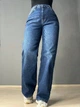Джинсы женские Its Basic 3421-2 straight fit прямые стрейчевые 40 синие - изображение 1