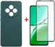 Комплект чехол для смартфона + стекло OPPO Reno12 F 4G DENGOS Soft Green (DG-KM-156) - изображение 1