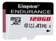 Карта памяти Kingston Endurance microSDXC 128GB Class 10 UHS-I (U1) A1 W-45MB/s R-95MB/s Без адаптера(SDCE/128GB) - изображение 1