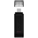 Флеш пам'ять Kingston DataTraveler DT 70 64Gb Type-C портативний та легкий флешнакопичувач для ноутбуків, ПК, планшетів, телефонів Чорний - зображення 3