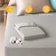 Простынь на резинке IDEIA трикотажная 160х200х35 см Эластичная Серо-бежевая (4823133300092) - изображение 3