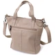 Удобная женская сумка с ручками из натуральной кожи VINTAGE Bag 22996 Серый - изображение 2