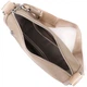 Практичная полукруглая сумка для женщин из натуральной кожи VINTAGE Bag 22907 Бежевый - изображение 8