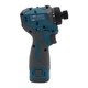 Акумуляторний шуруповерт PROFI-TEC PPCD5516Q Professional (16 В, безщітковий двигун, 55 Нм, хвостовик під біти 1/4″) 2×PPT1620 (2.0 Аг), ЗП BC16V, кейс (007153) - изображение 4