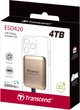 SSD диск Transcend ESD420 4TB USB Type-C 3D NAND TLC Champagne Gold (TS4TESD420G) External - изображение 13