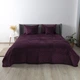 Покривало ТЕП "VELOUR" Бордо/Ромб круглий, 220x240 - изображение 2