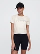 Спортивная футболка для фитнеса женская GAP 414512393 L Молочная (1159842357) - изображение 1