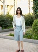 Пиджак женский Uniqlo 426029663 XS Молочный (1159842237) - изображение 18
