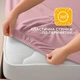 Простынь на резинке IDEIA трикотажная 180/200х200х35 см Эластичная Пудровая (4820182659768_1) - изображение 4