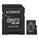 Карта памяти MicroSDXC 64GB UHS-I Class 10 Kingston Canvas Select Plus R100MB/s + SD-адаптер (SDCS3/64GB) - изображение 1