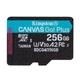 Карта памяти MicroSDXC 256GB UHS-I/U3 Class 10 Kingston Canvas Go! Plus R200/W160MB/s (SDCG4/256GBSP) - изображение 1