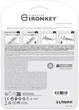 Флеш-накопичувач Kingston IronKey Keypad 200 Апаратне шифрування Блакитний - зображення 7